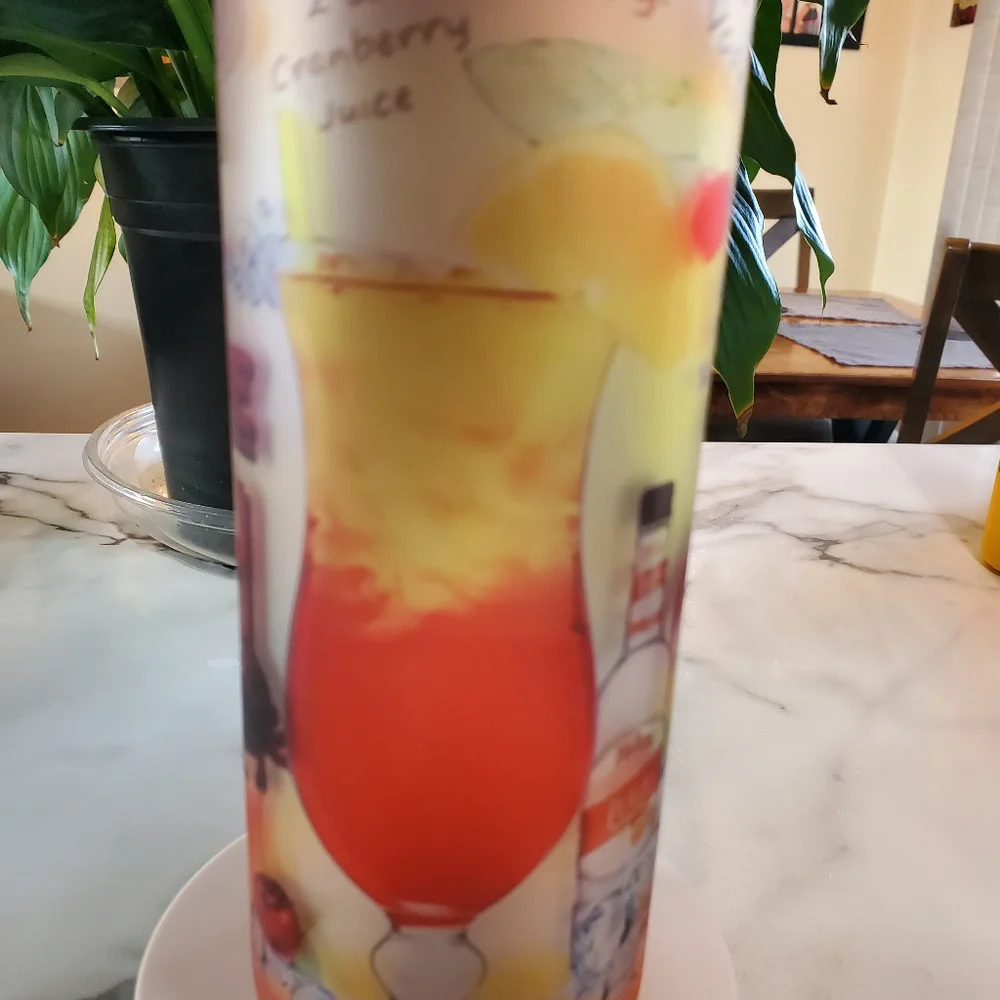 Life is Better With Your Toes In The Sand 20oz Matte Glass Tumbler w/ duo lids